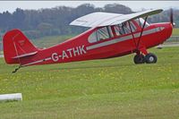 G-ATHK @ EGBP - Champion, Gloucester Staverton based, previously NC82339, seen taxxing in. - by Derek Flewin