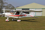 G-HARL @ X5FB - Comco Ikarus C42 FB100 Bravo, a Fishburn Airfield resident, March 2013. - by Malcolm Clarke