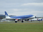 G-MEDN @ EGPH - BMI A321 Lifts off runway 24 to LHR - by Mike stanners