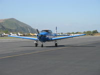 N8667H @ SZP - 1947 North American NAVION, Continental IO-520 285 Hp upgrade, taxi back from test flight - by Doug Robertson