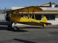 N69765 @ SZP - Locally-based 1941 Boeing N2S-1 Stearman (c/n 75-1044) painted in yellow as Navy 41 @ Santa Paula Airport, CA - by Steve Nation