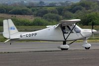 G-CDPP @ EGFH - Visiting Ikarus, Maesybont-Coetir Bach Farm LLanelli based, seen taxxing out. - by Derek Flewin