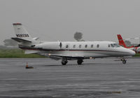 N592QS @ KAPC - NetJets 2007 Cessna 560XL Citation Excel taxis for take-off @ Napa County Airport, CA - by Steve Nation