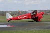 G-AEDU @ EGBO - A welcome visitor to Wolverhampton (Halfpenny Green). - by Paul Massey