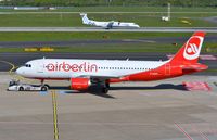 D-ABZC @ EDDL - Air Berlin A320 pushed-back. - by FerryPNL
