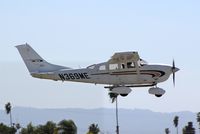 N369ME @ KRHV - Locally-based 2000 Cessna 206H departing runway 31R at Reid Hillview Airport, San Jose, CA. - by Chris Leipelt
