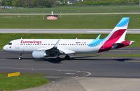 D-AEWB @ EDDL - Eurowings A320 departing. - by FerryPNL