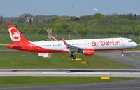 D-ABCL @ EDDL - Air Berlin A321 floating in. - by FerryPNL