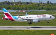D-AEWC @ EDDL - Eurowings A320 landing - by FerryPNL