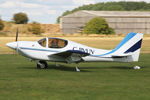 G-BVUV @ EGBR - Europa at The Real  Aircraft Company's Summer Madness All Comers Fly-In, Breighton Airfield, August 2010. - by Malcolm Clarke