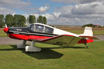 G-IOSO @ EGBR - Jodel DR1050 Ambassadeur at The Real Aeroplane Company's Helicopter Fly-In Breighton Airfield, September 2010. - by Malcolm Clarke