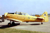 SE-CHP @ EG18 - SE-CHP   North American AT-6A Texan [77-4454] Bassingbourn~G 28/05/1978. From a slide - by Ray Barber
