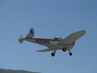 N3040G @ SZP - 1961 Forney F-1A AIRCOUPE, Continental O-200 100 Hp upgrade from original C90 by STC, on final Rwy 22 - by Doug Robertson