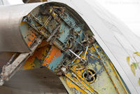 C-FBQT @ CYXJ - Detail. Craft considerably degraded since last photographed. North of control tower. - by Remi Farvacque
