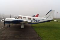 G-OBNA @ EGTR - Taken on a quiet cold and foggy day. With thanks to Elstree control tower who granted me authority to take photographs on the aerodrome. Previously N9281D. Owned by Palmair Ltd. - by Glyn Charles Jones