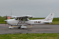 LX-AIE @ EGSH - Just landed at Norwich. - by Graham Reeve
