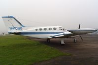 N41098 @ EGTR - Rear view of 'The Glencar Lady'. Taken on a quiet cold and foggy day. With thanks to Elstree control tower who granted me authority to take photographs on the aerodrome. Owned by Houston Aircraft Corp Trustee. - by Glyn Charles Jones