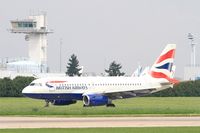 G-EUPF @ LFPO - Airbus A319-131, Taxiing to boarding area, Paris Orly airport (LFPO-ORY) - by Yves-Q