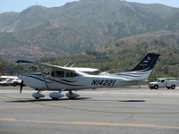 N14221 @ SZP - 2008 Cessna T182T TURBO SKYLANE TC, Lycoming TIO-540-AK1A 235 Hp, taxi - by Doug Robertson