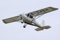 G-ZASH @ EGFH - Ikarus, Gower Flight Centre, seen departing runway 22 for circuits. - by Derek Flewin