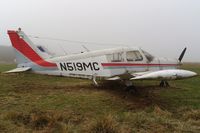 N519MC @ EGTR - Taken on a quiet cold and foggy day. With thanks to Elstree control tower who granted me authority to take photographs on the aerodrome. Sadly looking rather shabby after being exposed to the elements for a long period of time. Piper PA-28-140 Cherokee F. - by Glyn Charles Jones