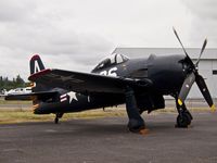 N800H @ KPAE - 1949 Grumman F8F-2 at Paine Field - by Eric Olsen