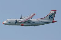 F-GFJH @ LFRL - ATR 42-300, ILS unit calibration, Lanvéoc-Poulmic Naval Air Base (LFRL) - by Yves-Q