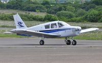 G-BSLM @ EGFH - Visting Cherokee aircraft. - by Roger Winser