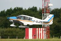 F-GJZE @ LFRB - Robin DR-400-120, On final rwy 25L, Brest-Bretagne airport (LFRB-BES) - by Yves-Q