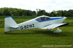 G-BZWZ @ EGTH - 70th Anniversary of the first flight of the de Havilland Chipmunk  Fly-In at Old Warden - by Chris Hall
