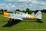 OY-ATO @ EGTH - 70th Anniversary of the first flight of the de Havilland Chipmunk  Fly-In at Old Warden - by Chris Hall