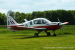 G-BZXZ @ EGTH - 70th Anniversary of the first flight of the de Havilland Chipmunk Fly-In at Old Warden - by Chris Hall