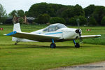 G-AWFP @ EGTH - 70th Anniversary of the first flight of the de Havilland Chipmunk Fly-In at Old Warden - by Chris Hall