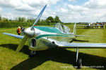 G-AKDN @ EGTH - 70th Anniversary of the first flight of the de Havilland Chipmunk Fly-In at Old Warden - by Chris Hall