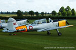 OY-AVF @ EGTH - 70th Anniversary of the first flight of the de Havilland Chipmunk Fly-In at Old Warden - by Chris Hall