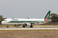I-BIXN @ LMML - A321 I-BIXN Alitalia - by Raymond Zammit