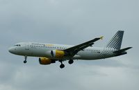 EC-KHN @ EGLL - Vueling Airlines, is here on finals at London Heathrow(EGLL) - by A. Gendorf