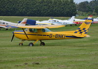 G-BNKI @ EGLM - Cessna 152 at White Waltham. Ex N67337 - by moxy
