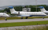 N558GA @ LSZH - Amgen G5SP with sister ship parked next to it. - by FerryPNL