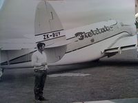 ZK-BUV - This is a photo of my father and his lovely topdressing airplane. Many happy visuals of him with this baby. Taken at Napier airport where he operated out of for many years before he went to the DC-3. - by Allen