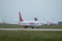 TC-TJF @ EDDP - View over the fence at apron 1..... - by Holger Zengler