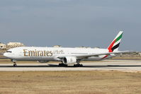 A6-EMN @ LMML - B777 A6-EMN Emirates Airlines - by Raymond Zammit