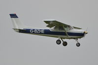 G-BZHE @ EGSH - Landing at Norwich. - by Graham Reeve