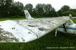 G-AWTJ @ EGTR - rotting away at Elstree - by Chris Hall