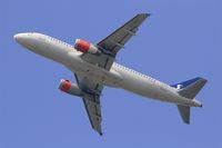 OY-KAR @ LFPG - Airbus A320-232, Take off rwy 27L, Roissy Charles De Gaulle airport (LFPG-CDG) - by Yves-Q