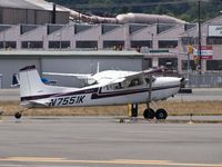 N7551K @ KBFI - Cessna 180 at Boeing Field. - by Eric Olsen
