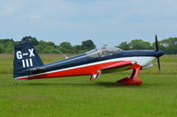 G-XIII @ EGSV - Just landed at Old Buckenham.