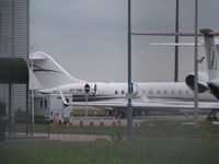 A7-TAA @ EGSS - at Stansted long shot across apron - by magnaman