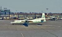 OY-APA @ EGKK - Fokker F-27-500 Friendship [10425] (Maersk Air) Gatwick~G 03/05/1970. From a slide. - by Ray Barber