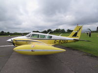 G-BZRO @ EGSX - at fly in with lots of other pa 30s - by magnaman